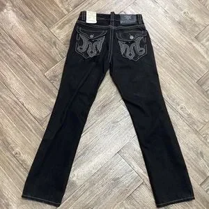 MEK Jeans Mek Mens Bilbao Straight Black Jeans Poshmark
